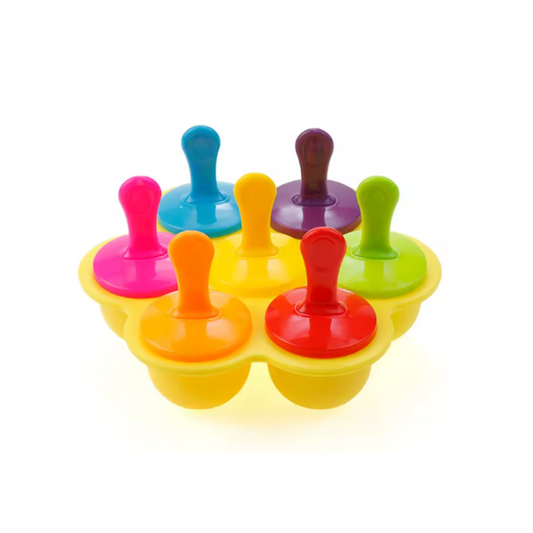 Molde de Helado & Muffins de Silicona Amarillo