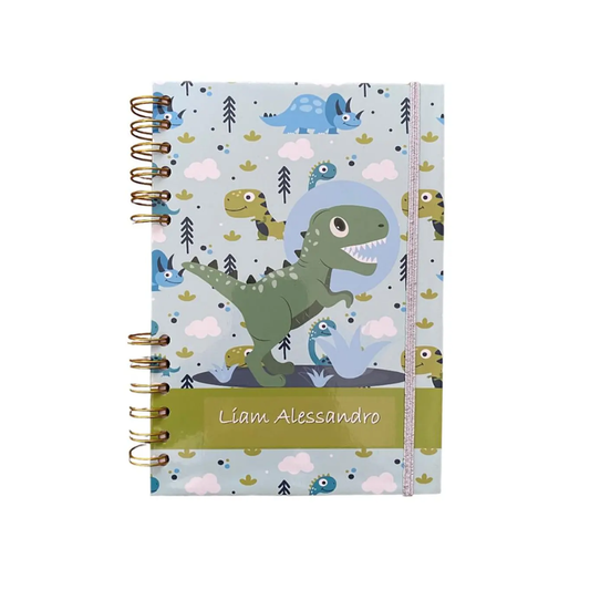 Agenda Pediátrica Personalizada Dinosaurio Renato
