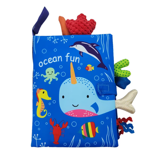 Libro Sensorial de Tela Océano
