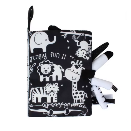 Libro Sensorial de Tela Jungla Dark