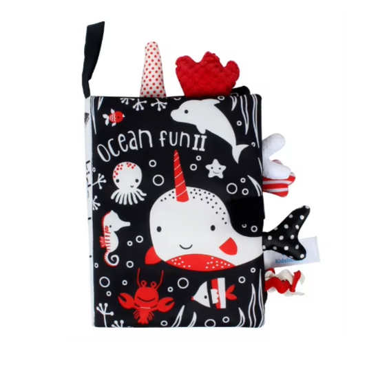 Libro Sensorial de Tela Océano Dark