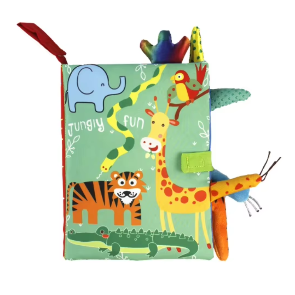 Libro Sensorial de Tela Jungla