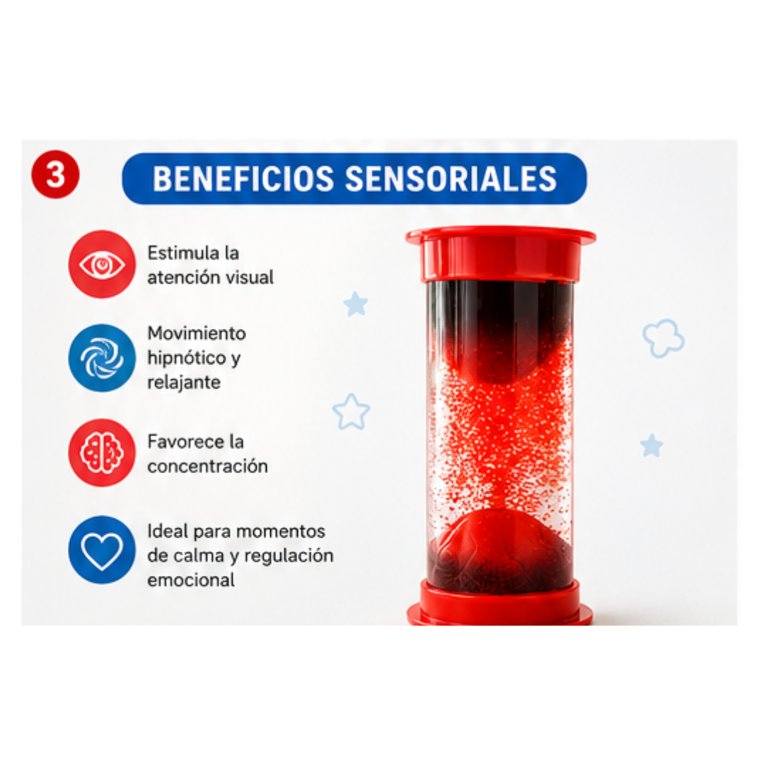 Reloj Sensorial Efecto Volcán