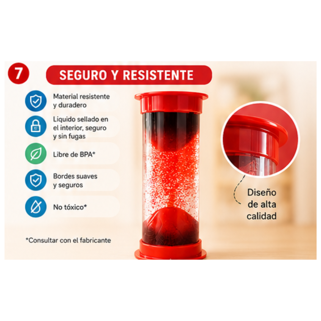Reloj Sensorial Efecto Volcán