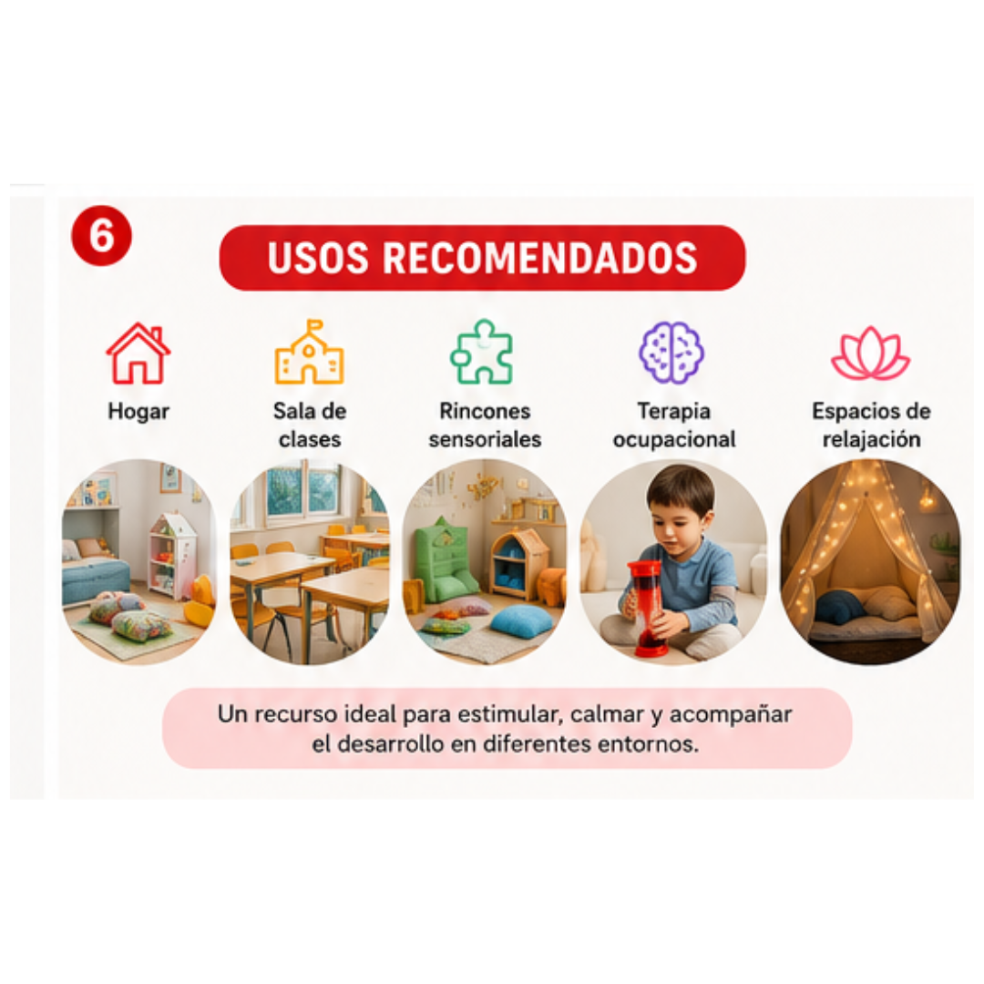 Reloj Sensorial Efecto Volcán