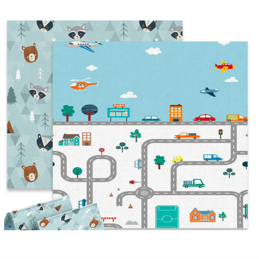 Alfombra Mat Play Texturizada 180x200 Tribu y Pista