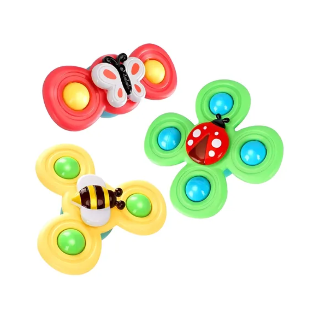 Set 3 Spinner con Ventosa