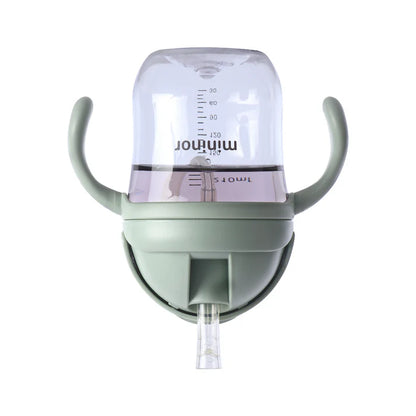 Vaso con Bombilla Verde Mininor