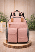 Mochila Maternal más Mudador Rosa