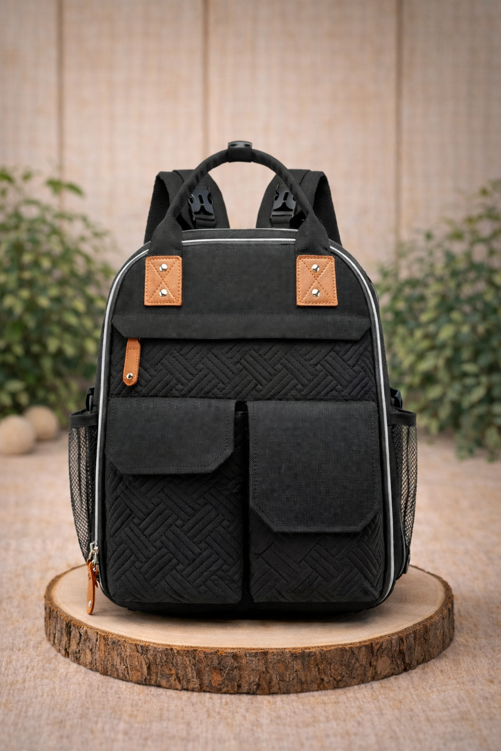 Mochila Maternal más Mudador Negro