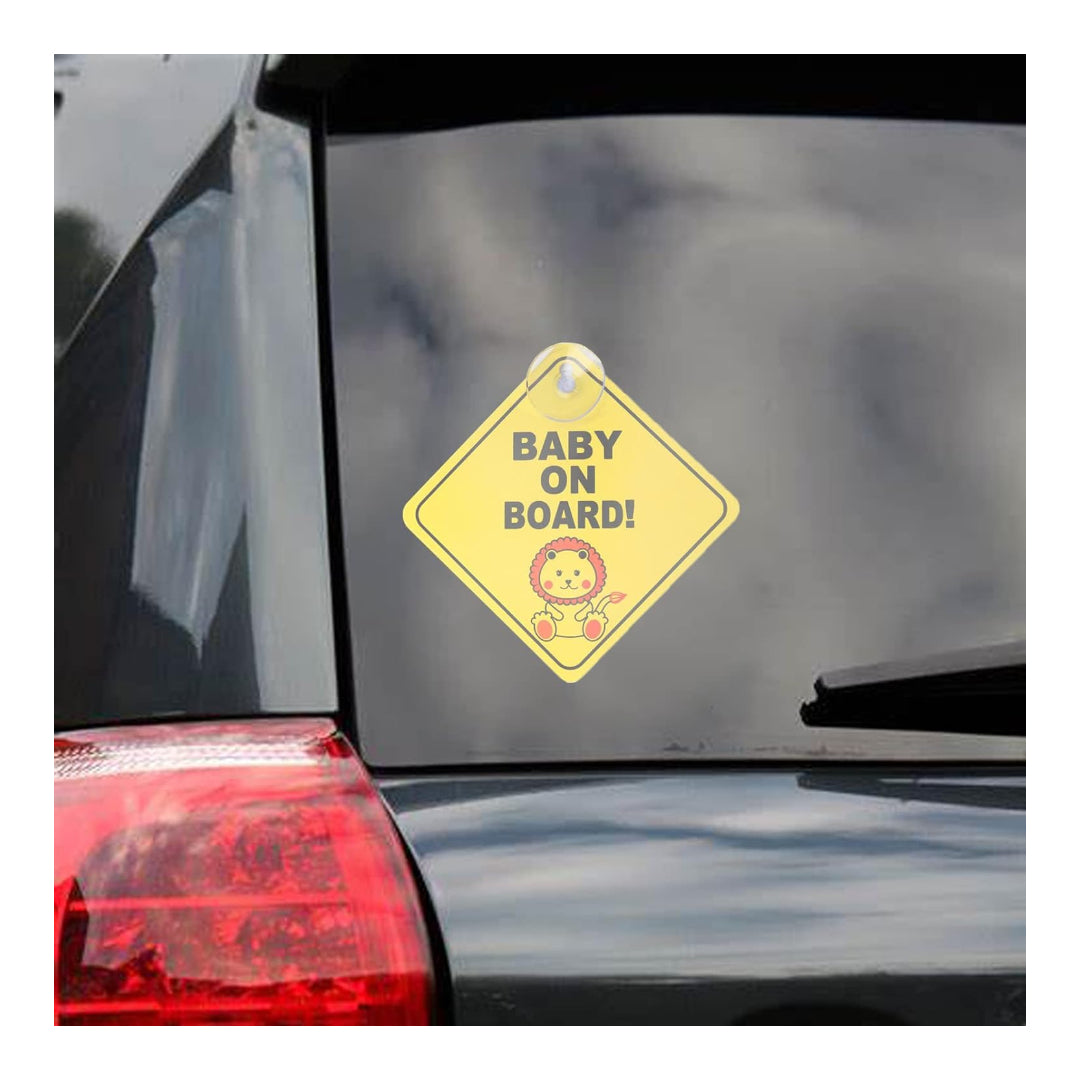 Letrero Bebe a Bordo Gateo