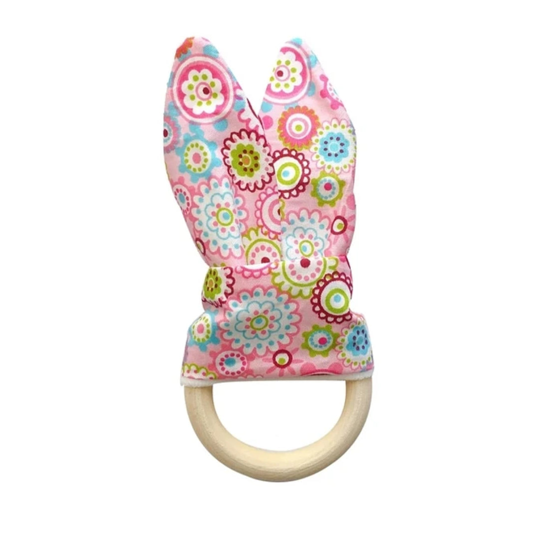 Mordedor de Madera Argolla Rosado