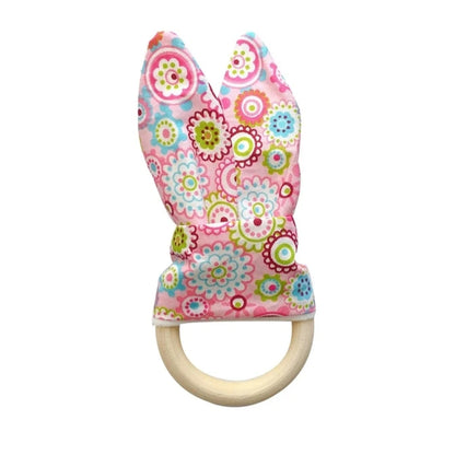 Mordedor de Madera Argolla Rosado