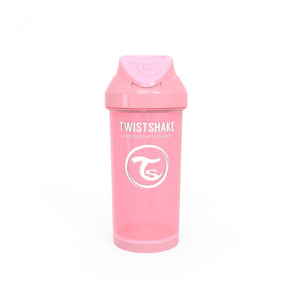 Vaso Twistshake Straw Cup 360ML Rosado