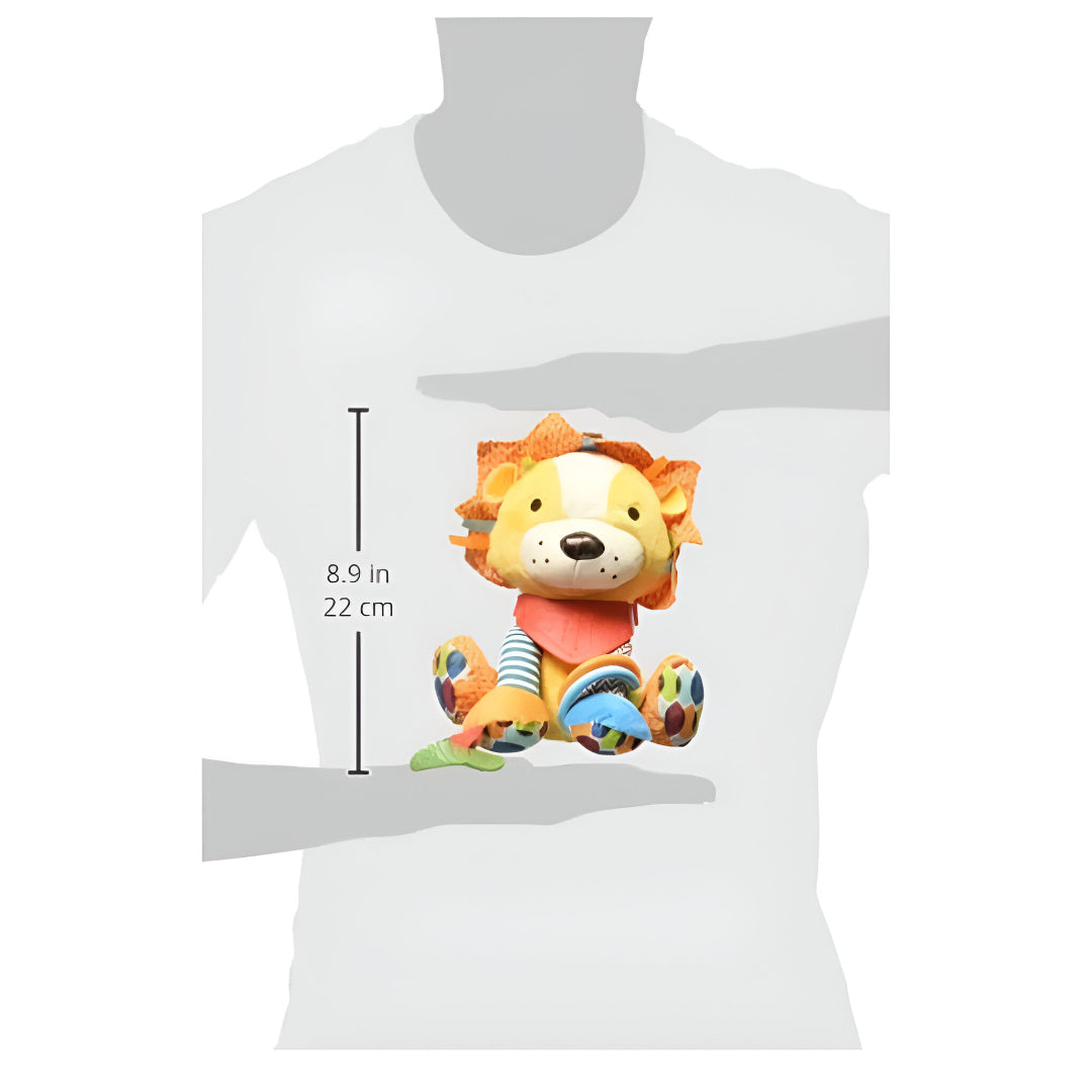 Peluche Estimulación Sonajero León Amarillo