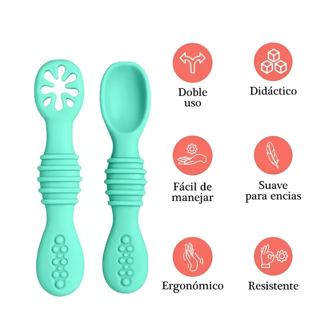 Set 2 Cucharas de Aprendizaje "Colección Aurora"
