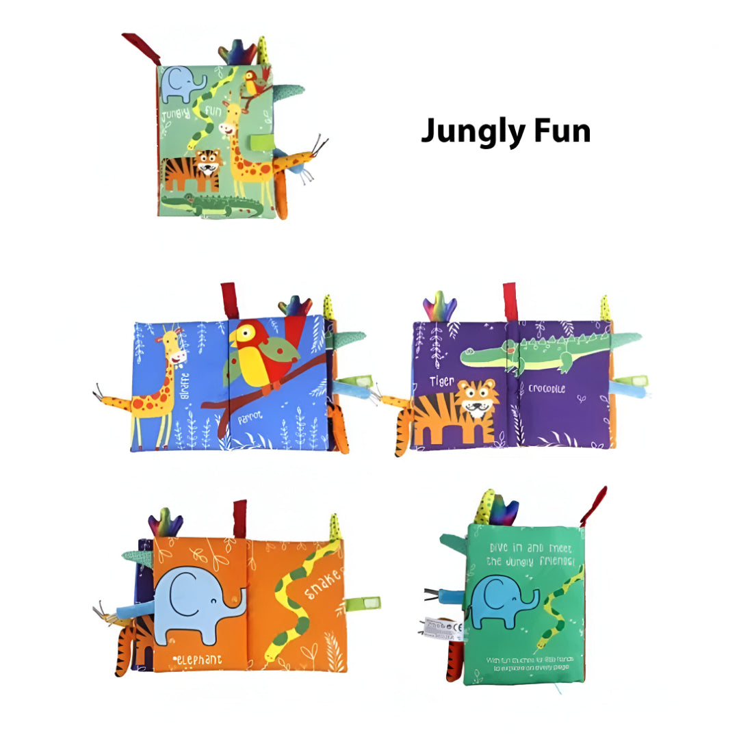 Libro Sensorial de Tela Jungla