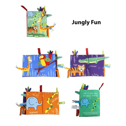 Libro Sensorial de Tela Jungla