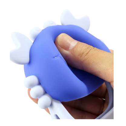 Mordedor Guante Agarre Cangrejo Azul