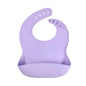 Babero de Silicona Lila
