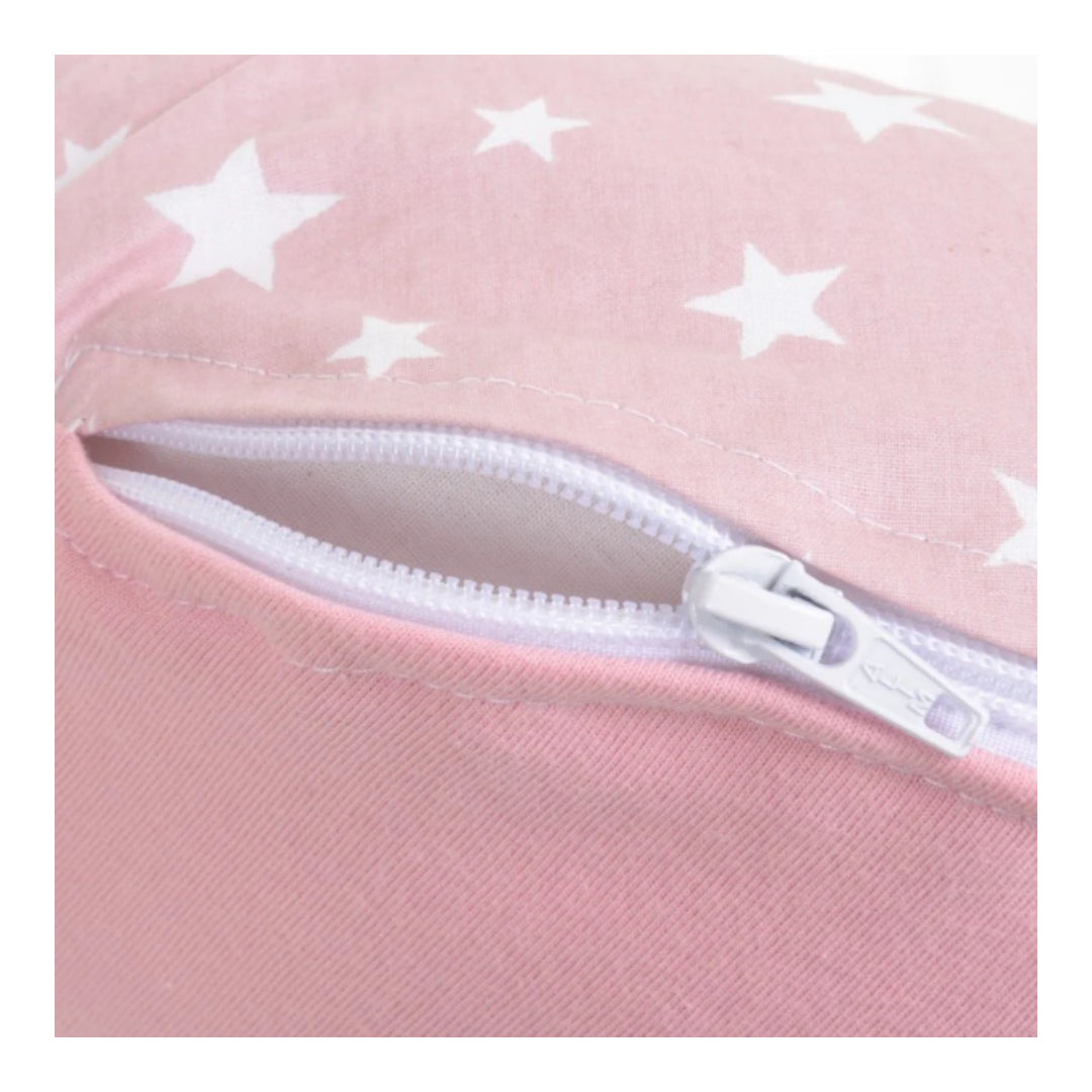 Cojín Maternal Multifuncional Rosado de Microperlas