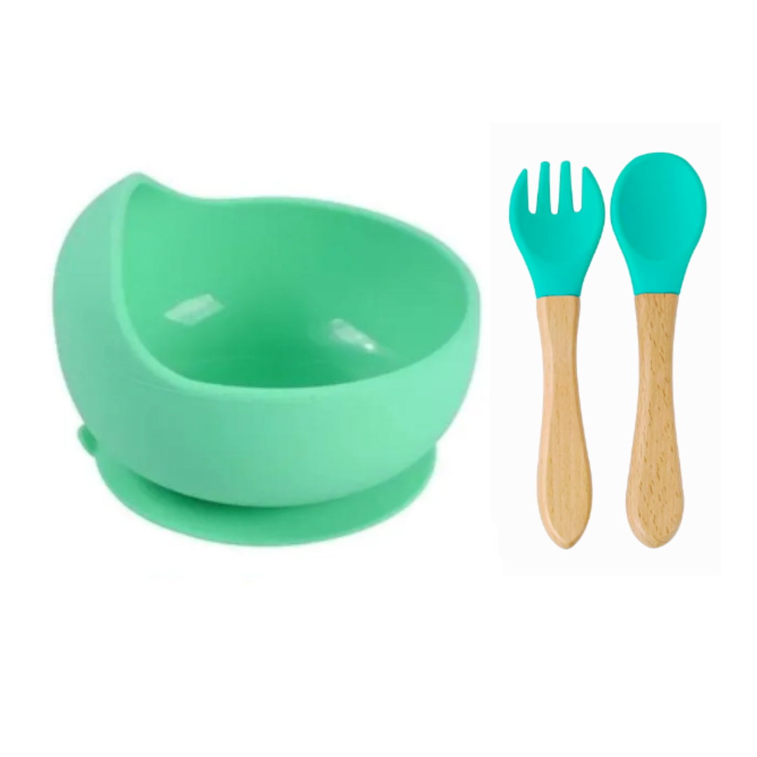 Plato de Silicona con Servicio "Colección Aurora"