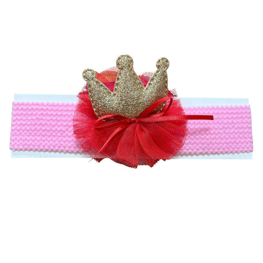 Cintillo Diseño Corona Dorado