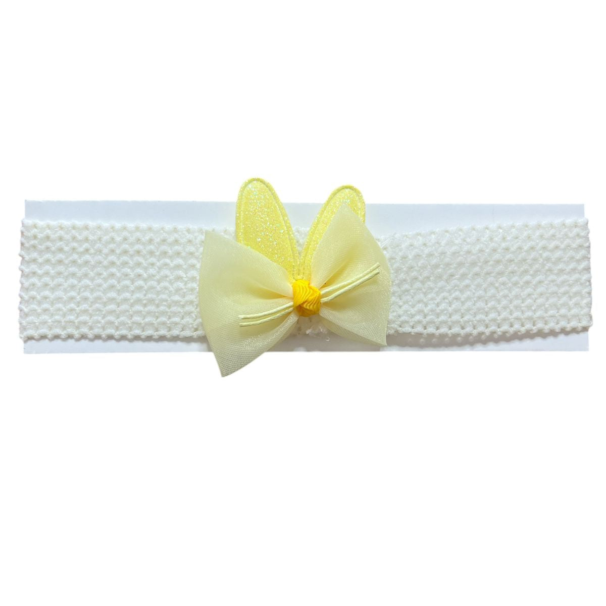 Cintillo Diseño Conejito Amarillo