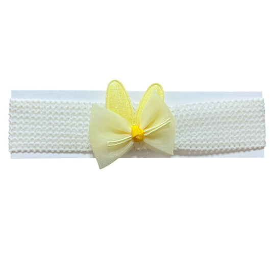 Cintillo Diseño Conejito Amarillo