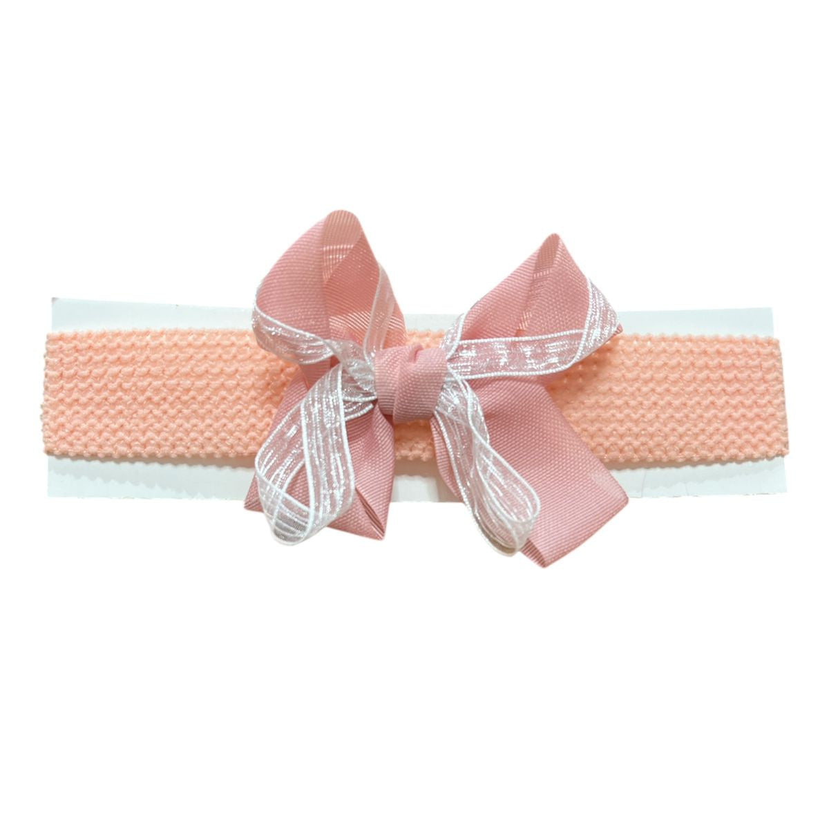 Cintillo Diseño Lazo Plateado