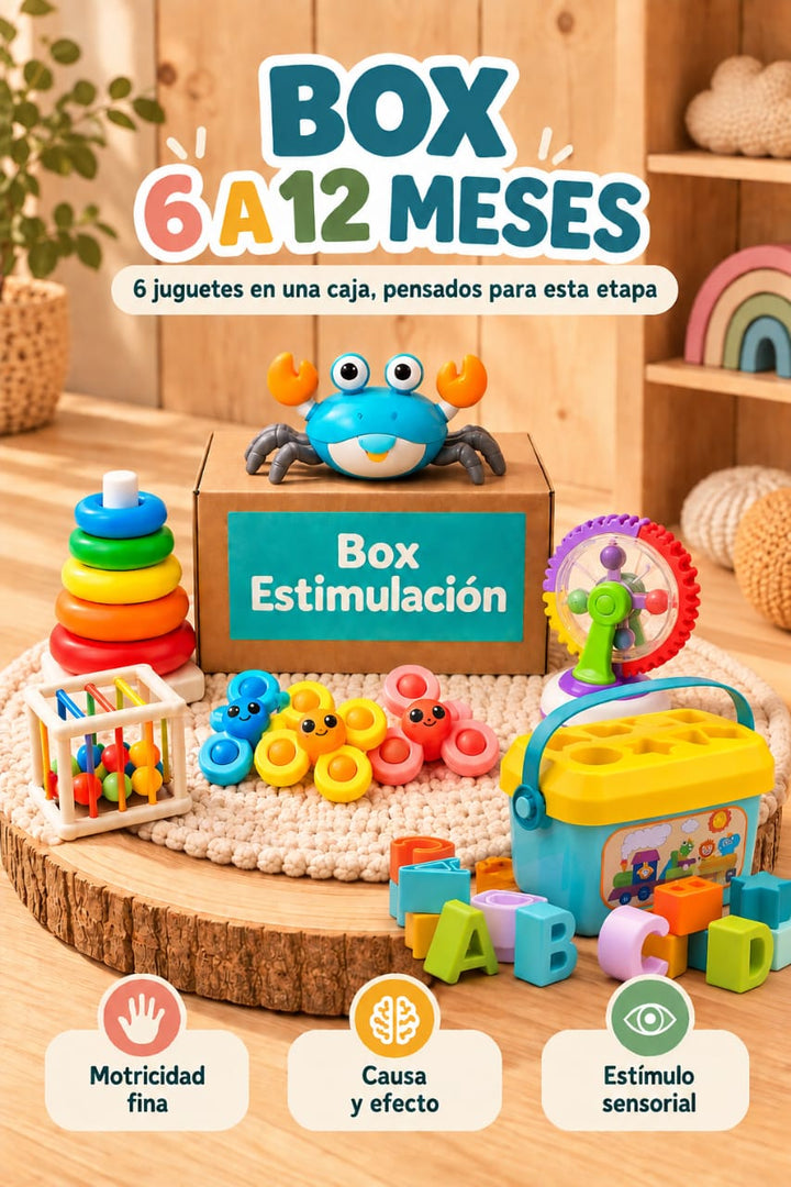 Box Estimulación Temprana de 6 a 12 Meses Aventura Marina