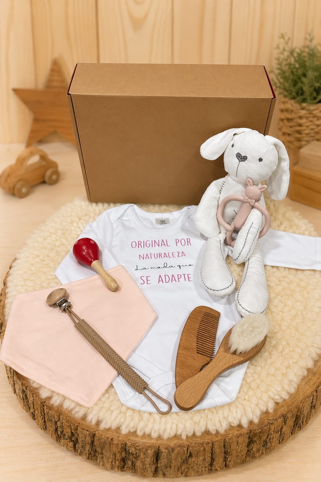Box Recien Nacido Rabbit Pink