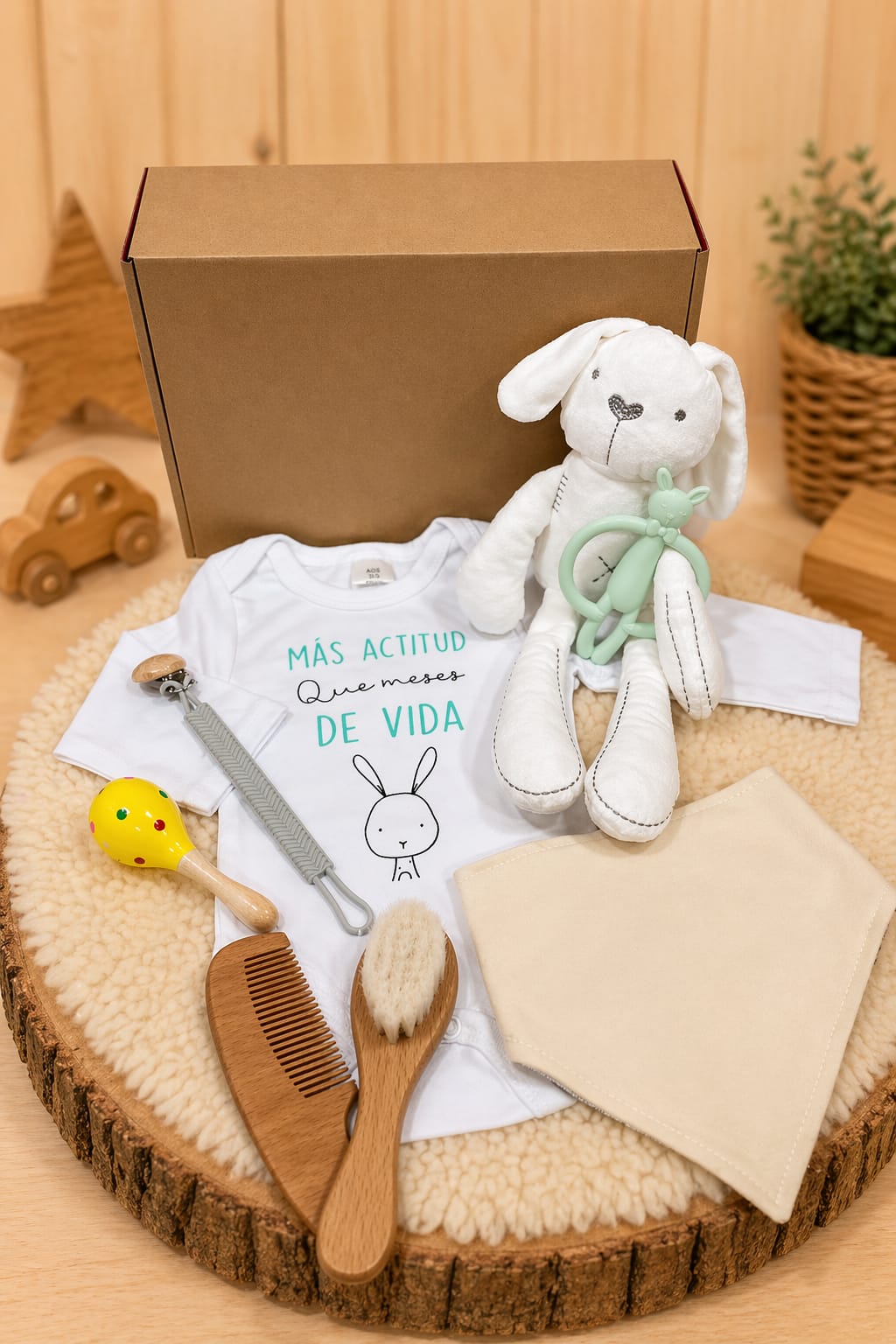 Box Regalo Recien Nacido "Colección Rabbit Mint"