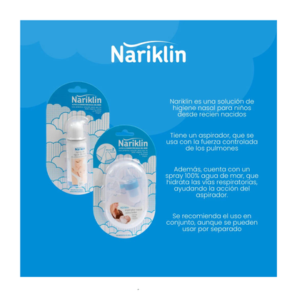 Pack Aspirador Nasal y Spray Nariklin