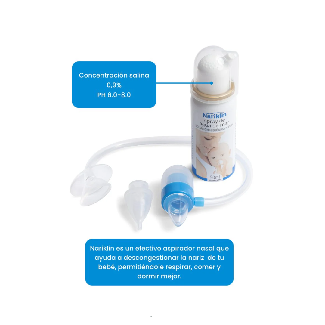 Pack Aspirador Nasal y Spray Nariklin