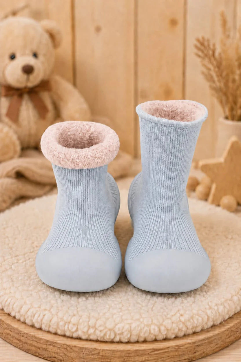 Calcetines Antideslizantes Largos Cielo 24-25