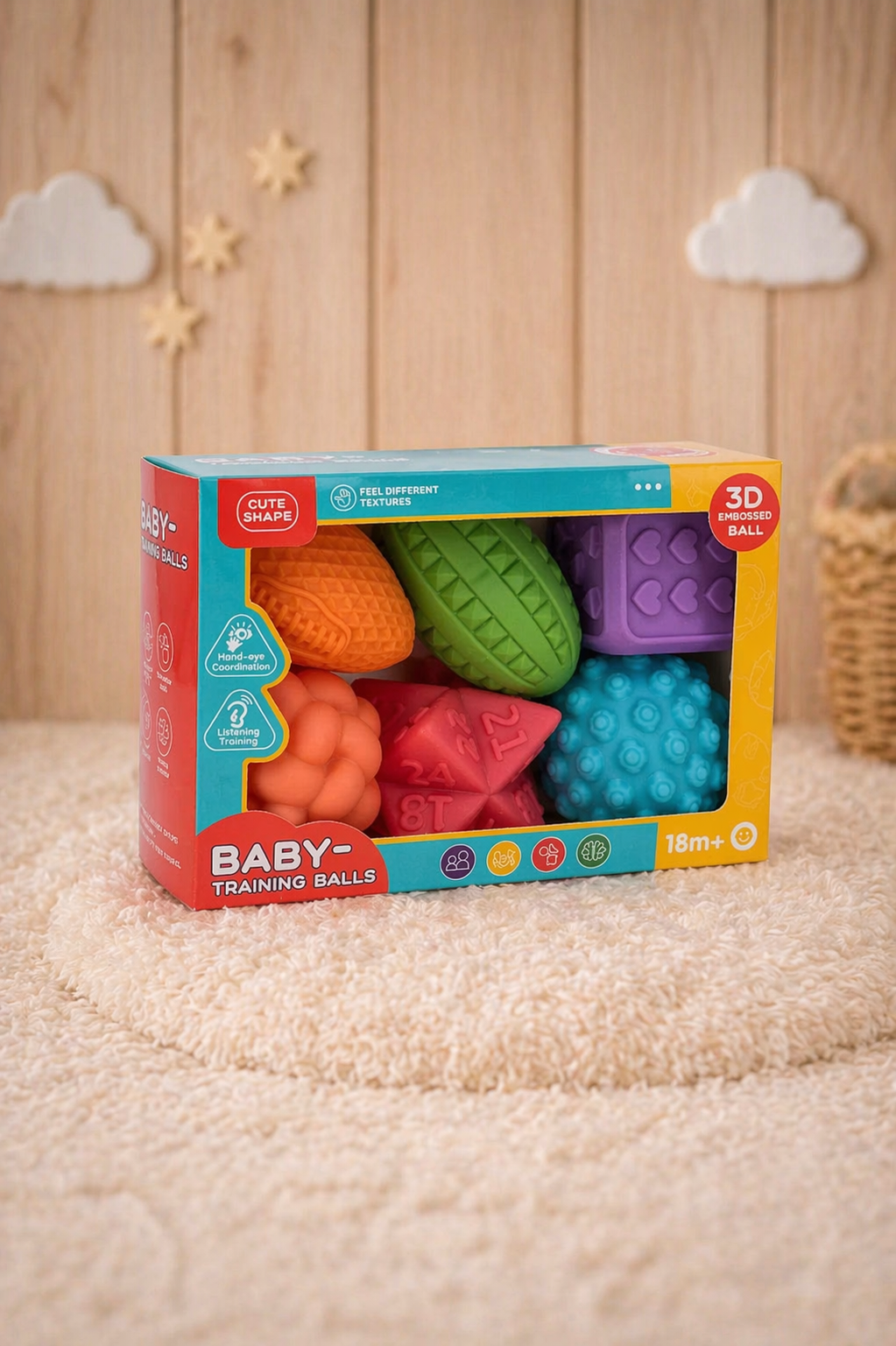 Set 6 Pelotas Texturizadas