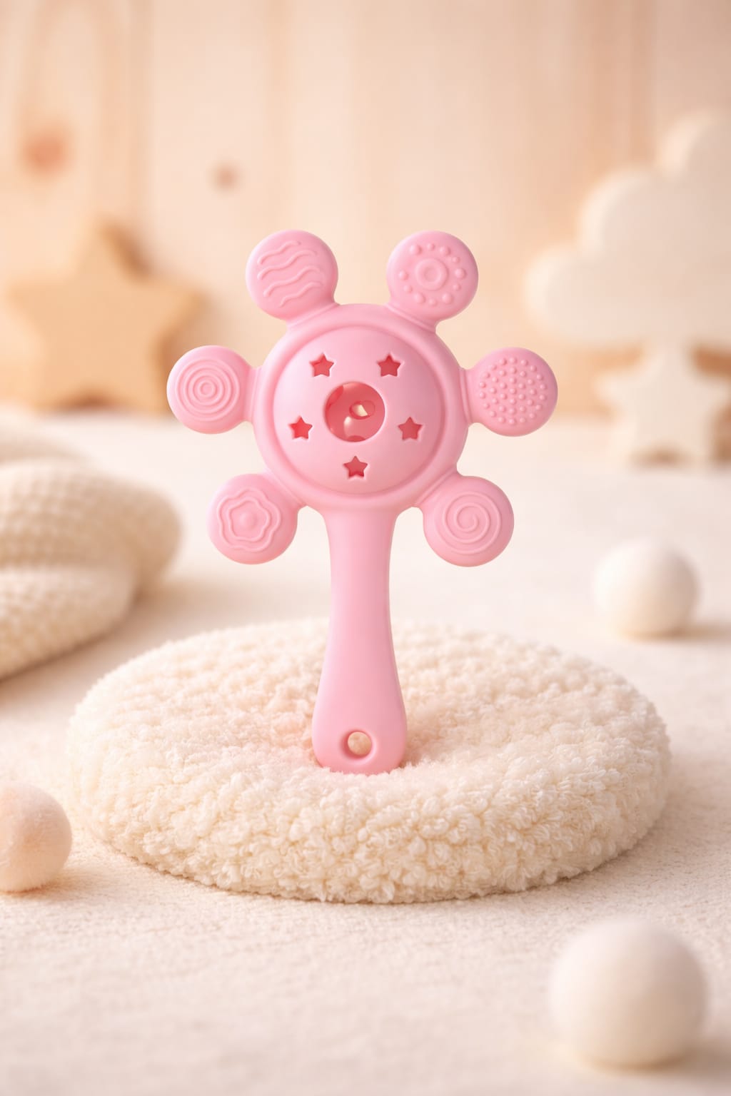 Cascabel Mordedor de Silicona 6 Puntas