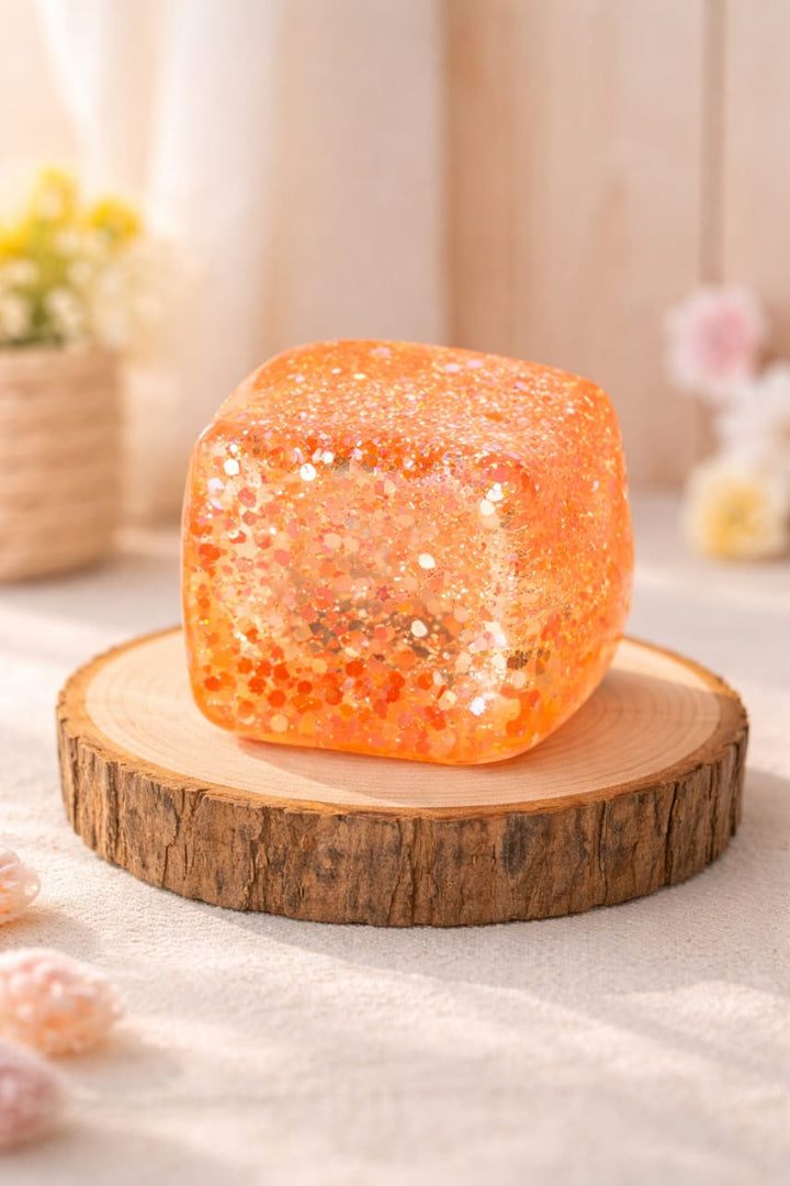 Cubo Squishy de Silicona Escarcha