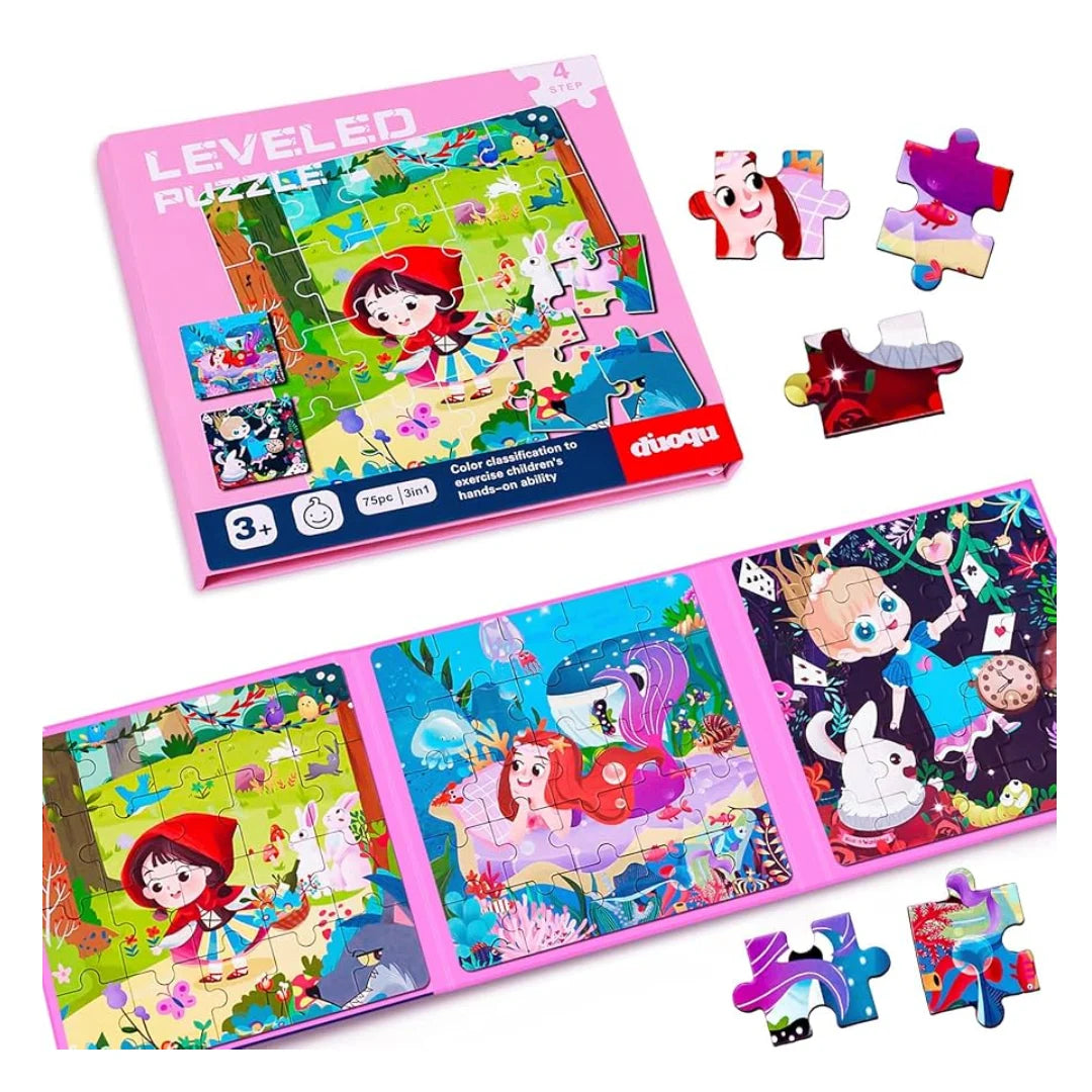Rompecabezas Nivel 4 Magnético 3 en 1