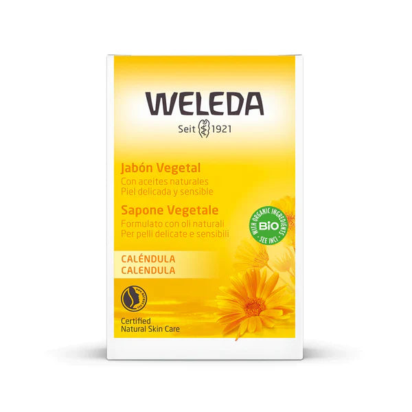 Jabón en Barra para Bebé Vegetal de Caléndula
