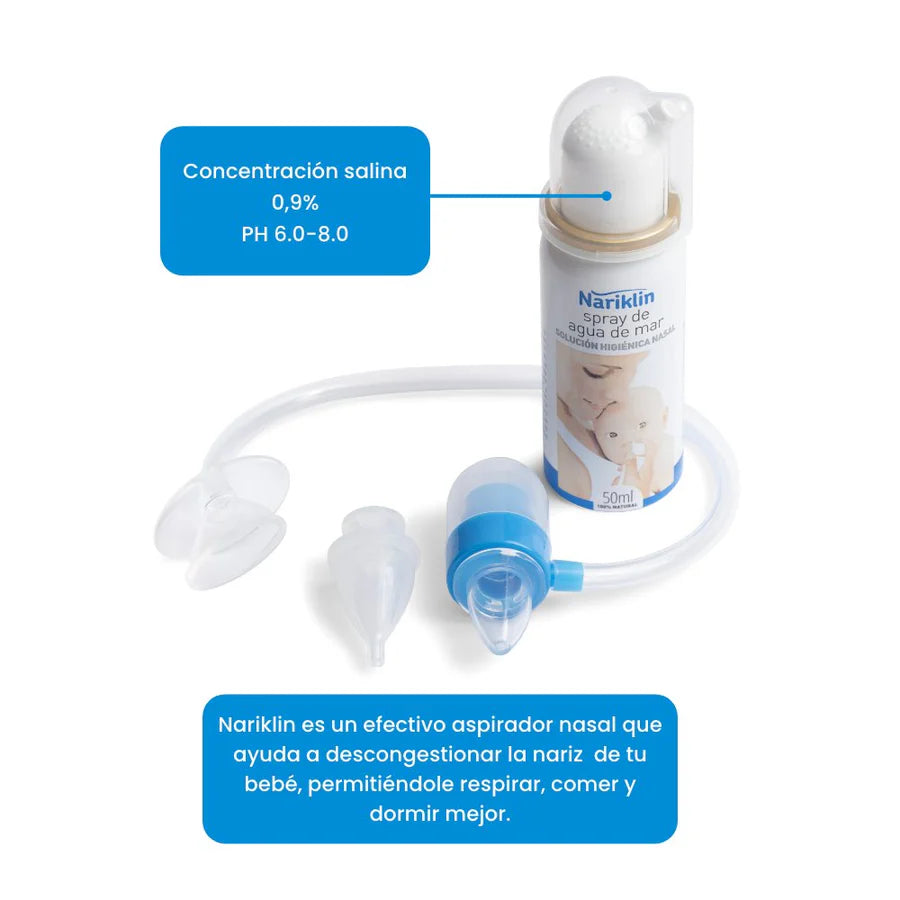 Pack Aspirador Nasal y Spray Nariklin
