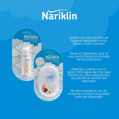 Pack Aspirador Nasal y Spray Nariklin