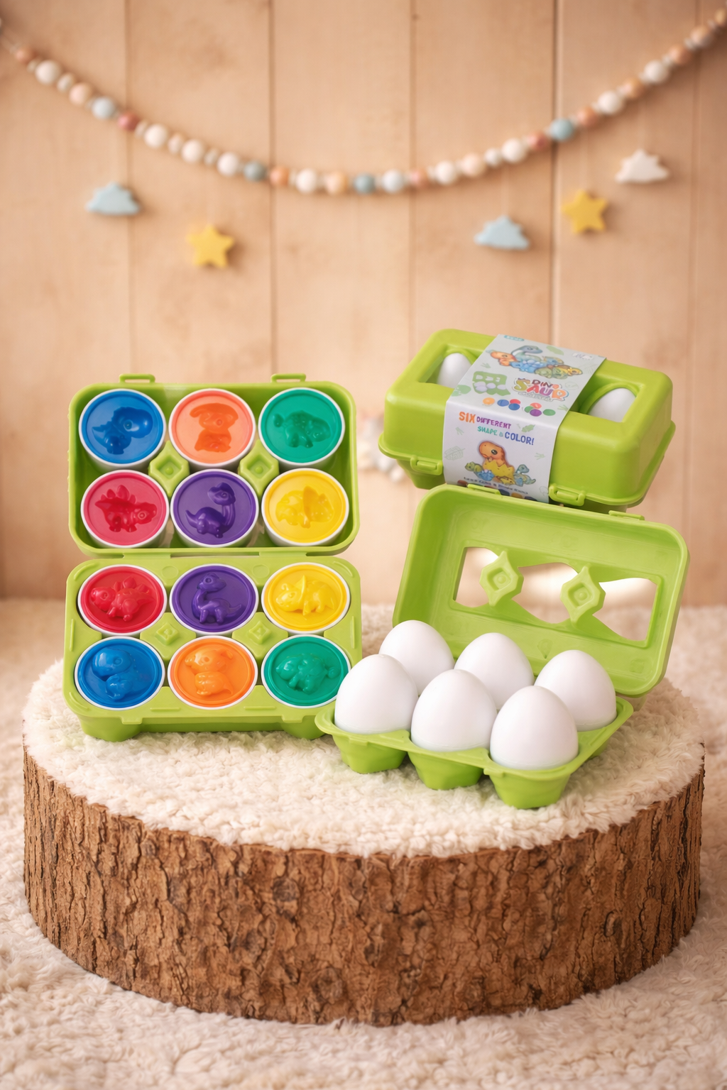 Set 6 Huevos de Encaje