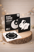 Tarjetas de Estimulación Visual Alto Contraste 0 a 3 Meses