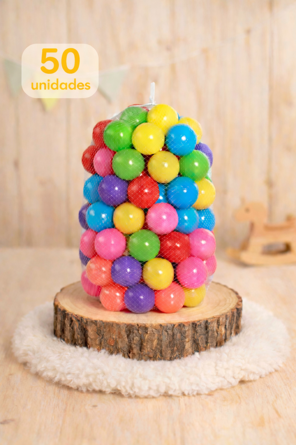 Pelotas Plásticas 50 Unds