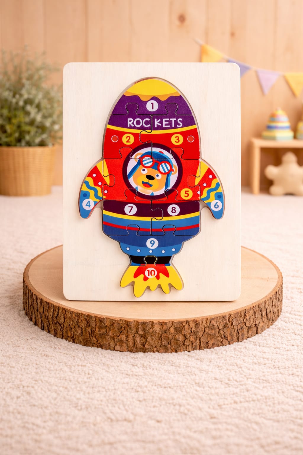 Rompecabezas de Madera Medios de Transporte