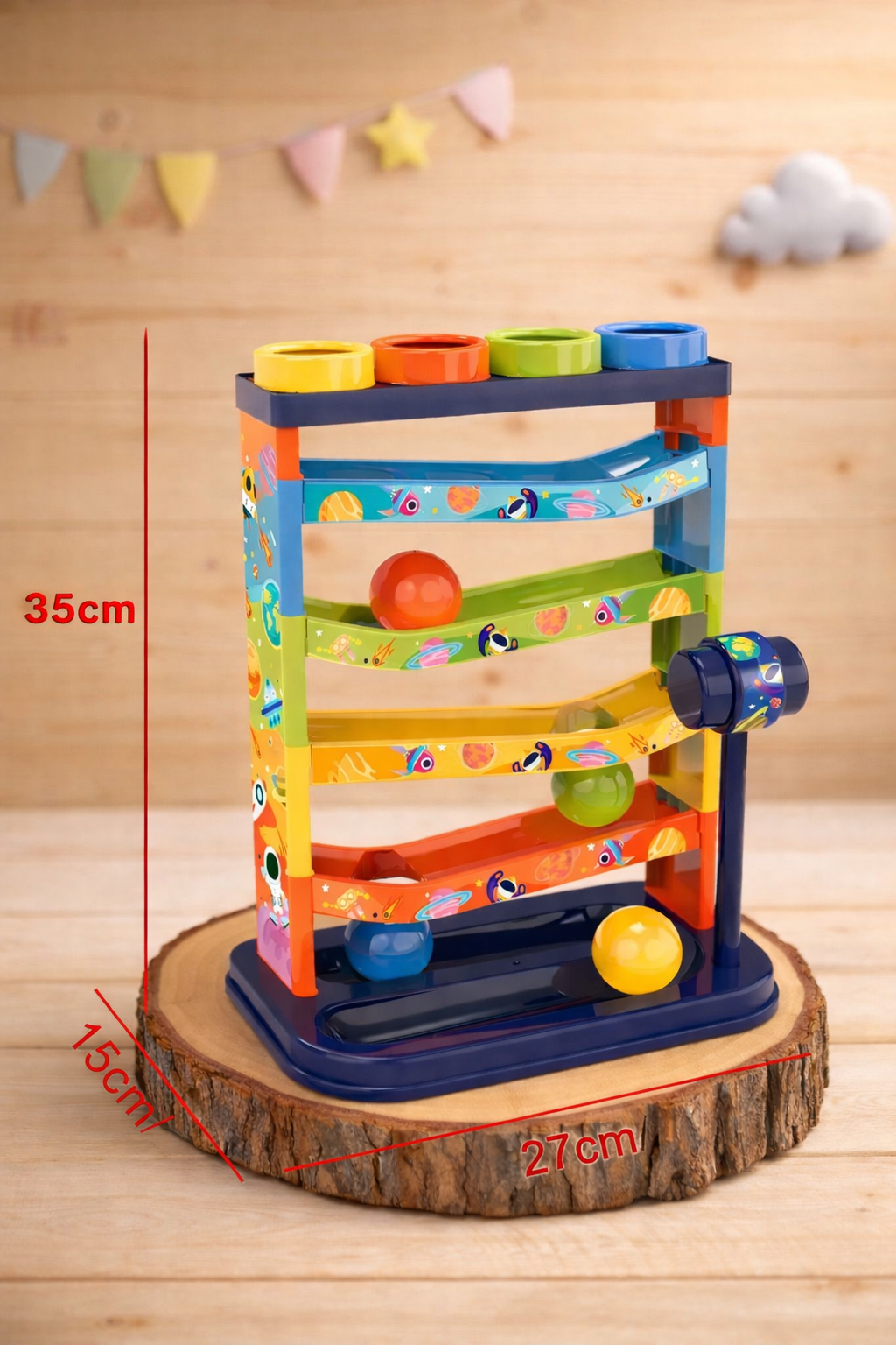 Rampa de Pelotas con Martillo