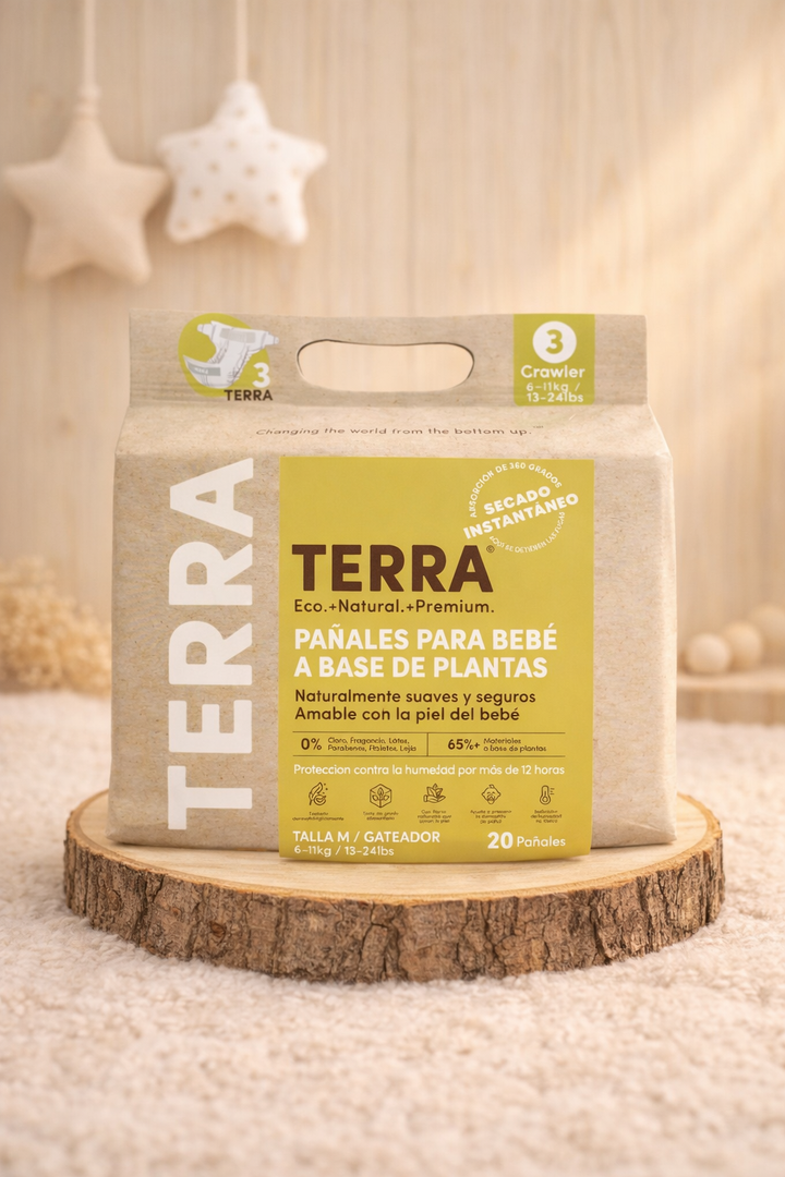 Pañales Terra Talla M Biodegradables