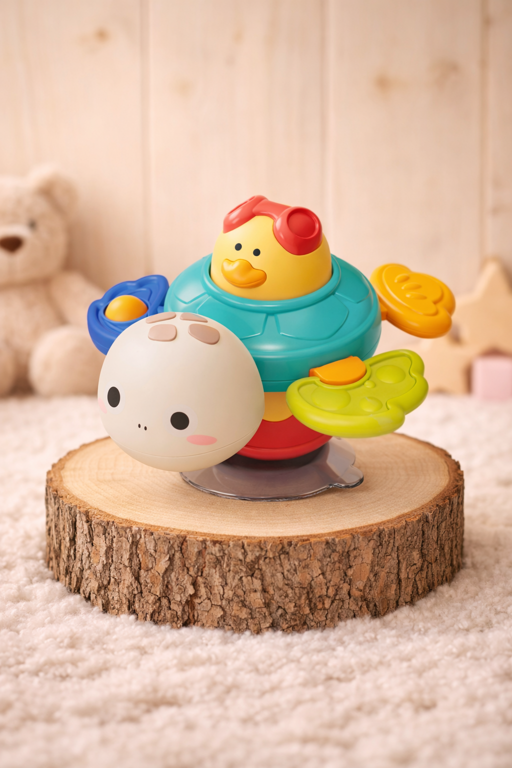 Tortuga Spinner con Ventosa